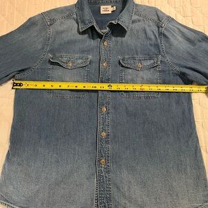 Flint and Tinder from Huckberry Blue Denim Button-Up Shirt